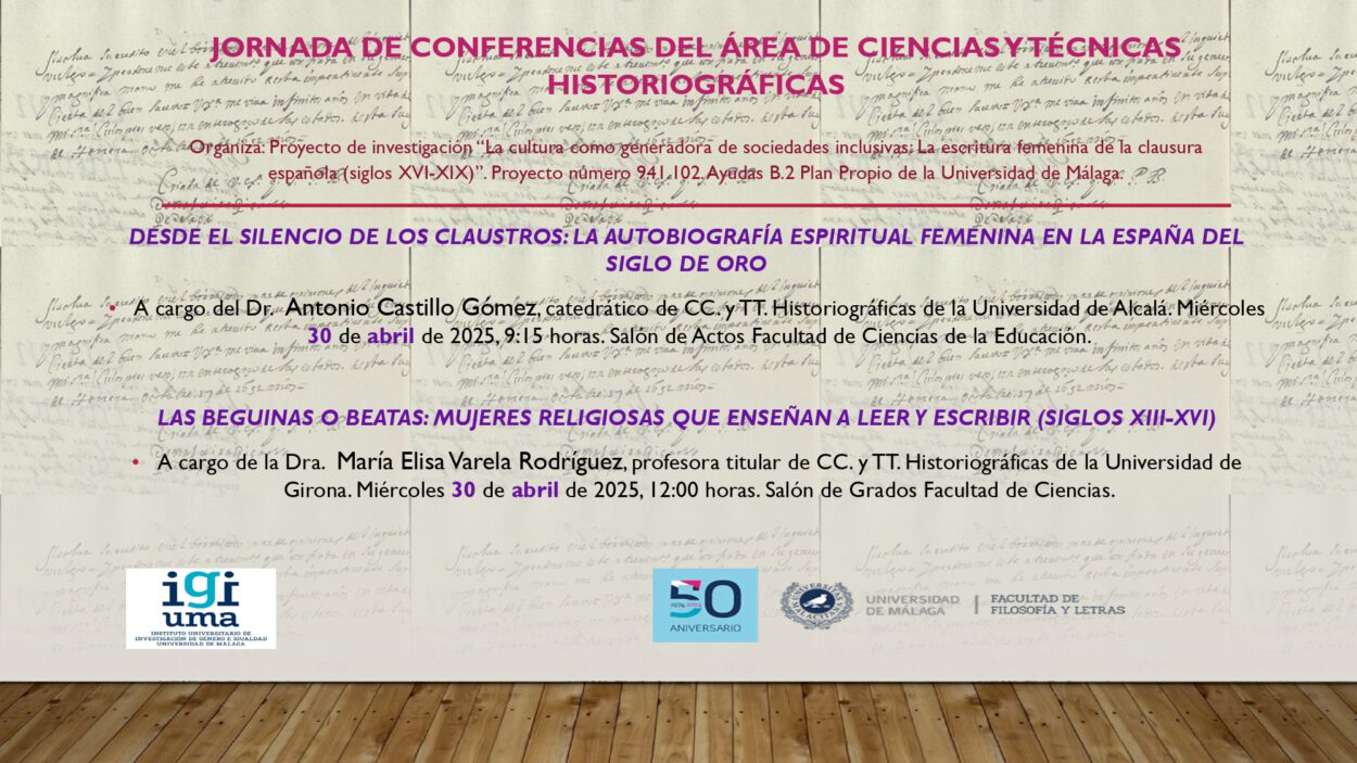 Jornada de Conferencias del Área de Ciencias y Técnicas Historiográficas
